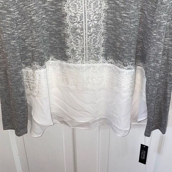 Zac & Rachel lightweight sweater with lace detail size L - Picture 3 of 12